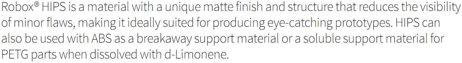 גלילי פילמנט למדפסת תלת מימד רובוקס CEL ROBOX HIPS